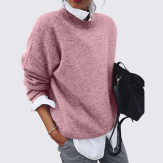 Crew-Neck Relaxed Sweater for Women