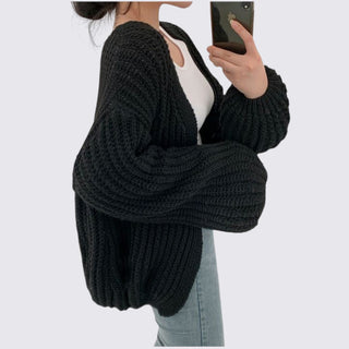 Oversized Knit Cardigan for Women