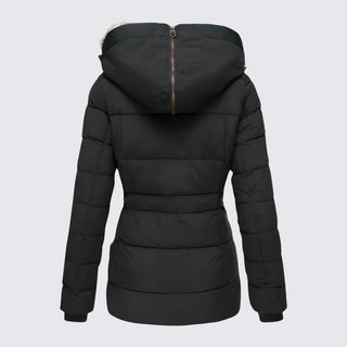 Hooded Quilted Coat for Women