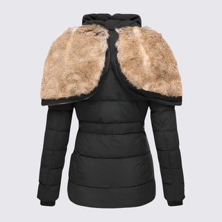 Hooded Quilted Coat for Women