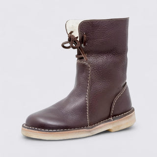 Lace-Up Mid-Calf Boots for Women