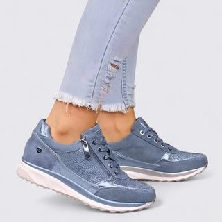 Lace-Up Zip Trainers for Women