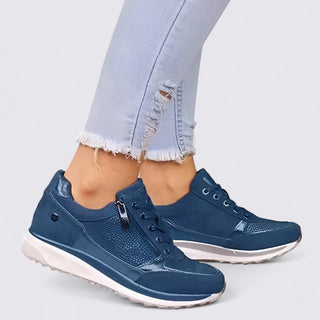 Lace-Up Zip Trainers for Women