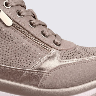 Lace-Up Zip Trainers for Women