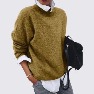 Crew-Neck Relaxed Sweater for Women