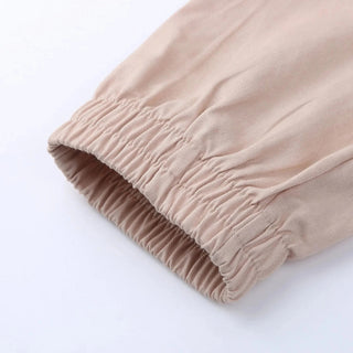 Tapered Elastic-Cuff Trousers for Women